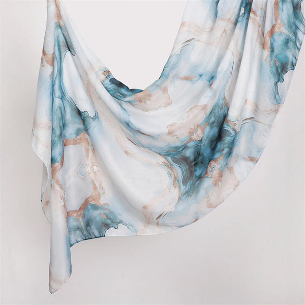 Printed Modal Hijab — Ocean Collection