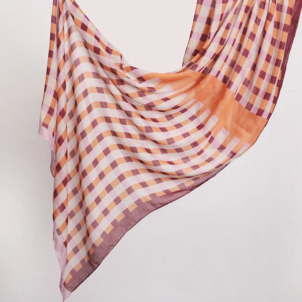 Printed Modal Hijab — Earth Tone Prints