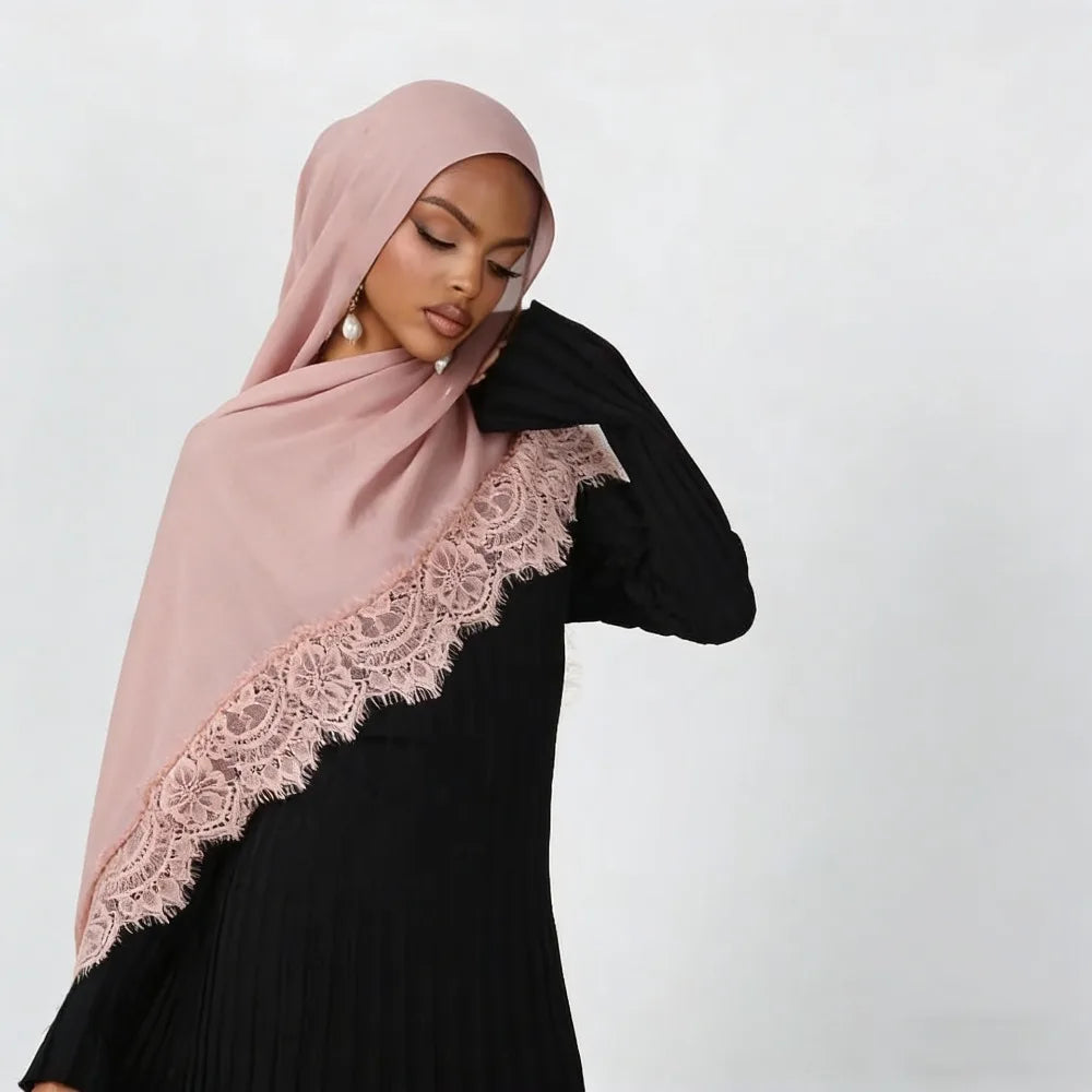 Premium Modal Lace Hijab