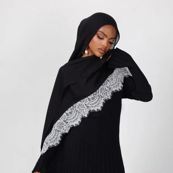 Premium Modal Lace Hijab