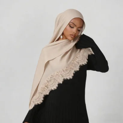 Premium Modal Lace Hijab