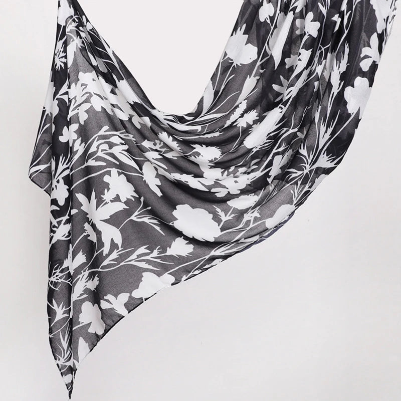 Printed Modal Hijab — Marble Collection