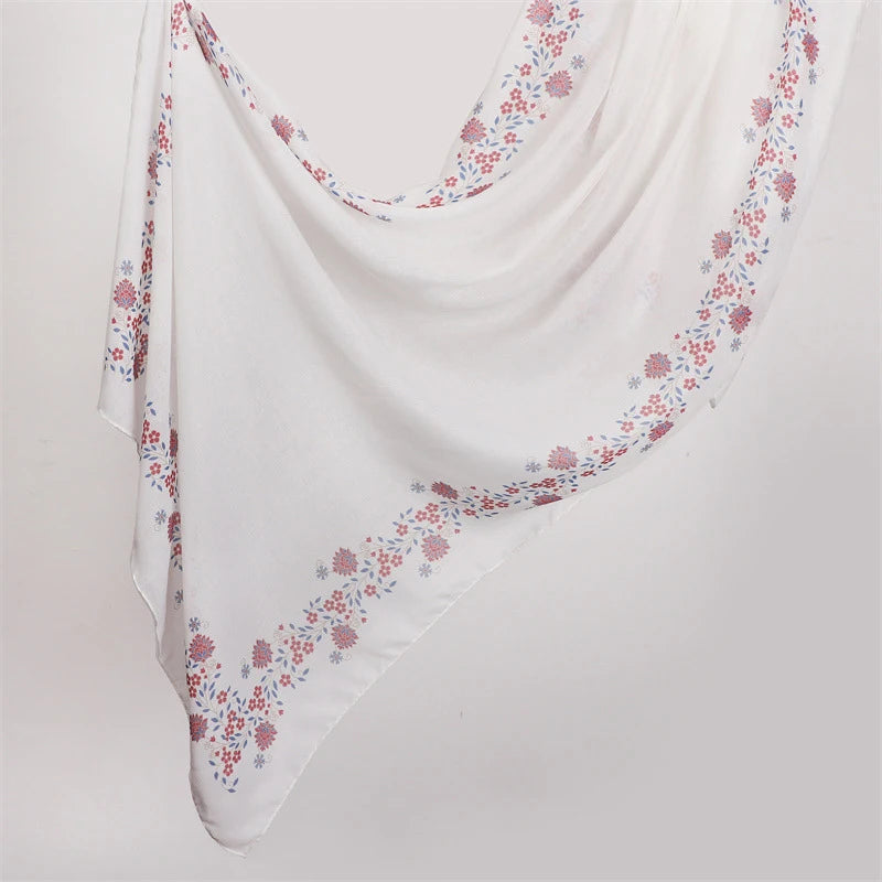 Printed Modal Hijab — Floral Collection