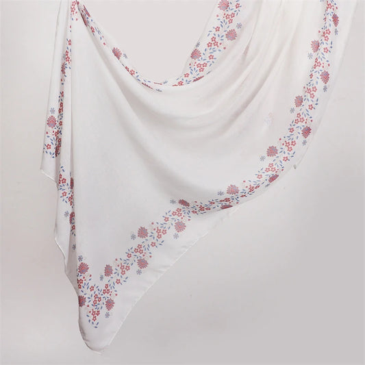Printed Modal Hijab — Floral Collection