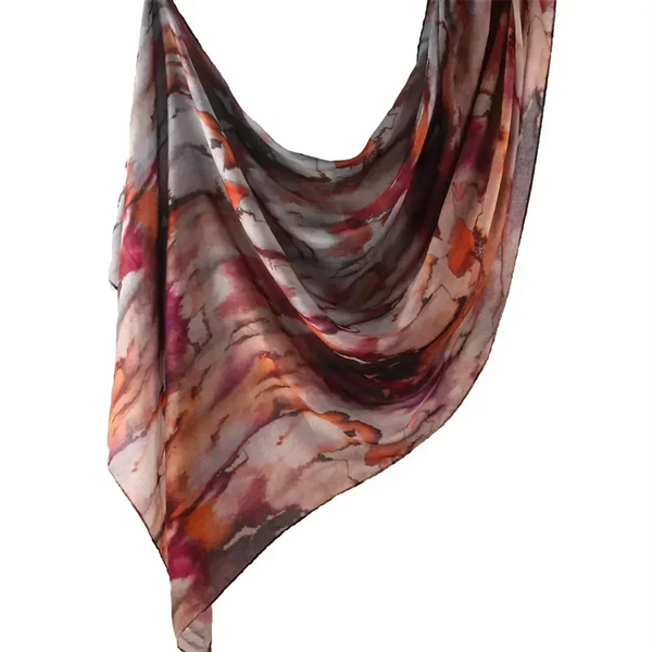 Printed Modal Hijab — Earth Tone Prints