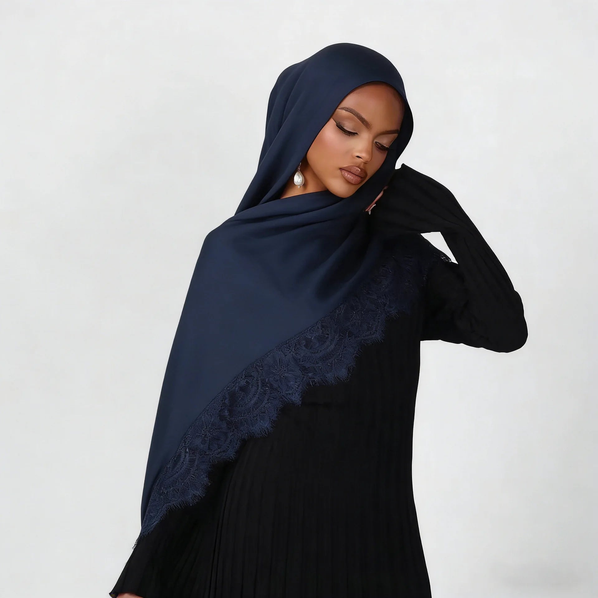 Premium Modal Lace Hijab