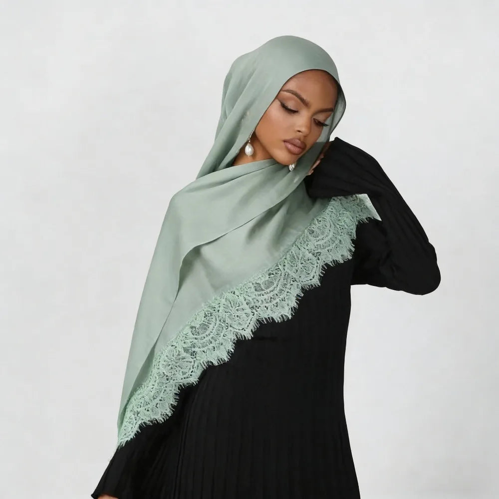 Premium Modal Lace Hijab