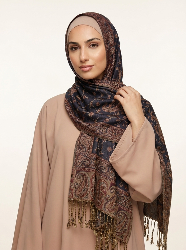 Everyday Modal Pashmina Hijab – Lightweight Comfort